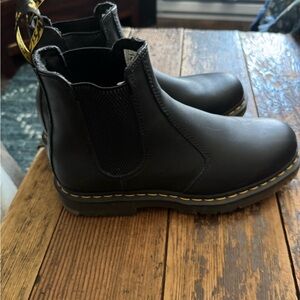 Never Worn Black Leather Chelsea Boots